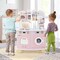 Costway Wooden Kids Kitchen Playset Pretend Play Kitchen with Coffee Maker & Microwave